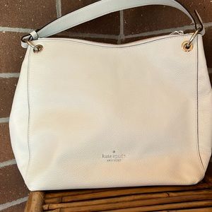 Kate spade white hobo bag